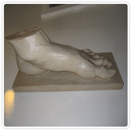 foot sculpture